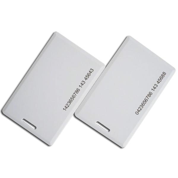 125khz ABS Proximity Clamshell Card With UID Numbers Printing