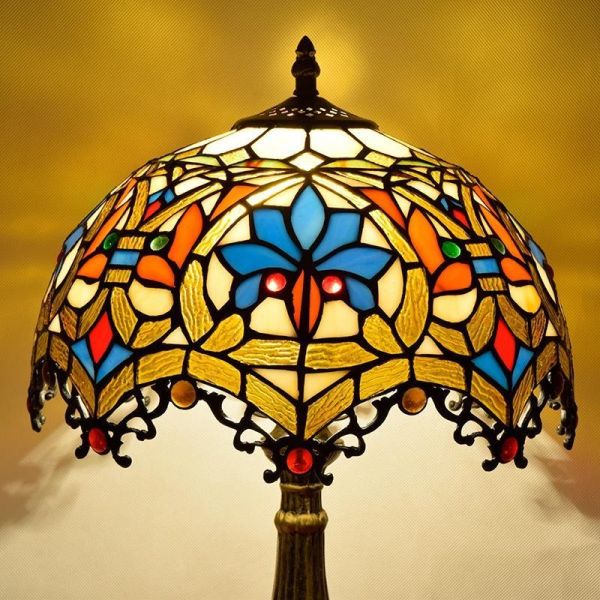 Table Lamp Grass Lampshade Bedroom Bedside night table lamp(WH-TTB-66)