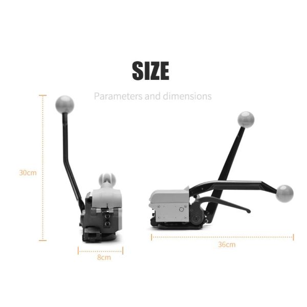Стальной ремень без застежки Ручной баллер застежка свободный герметичный сталь застежка ручной инструмент упаковочная машина для стального ремня