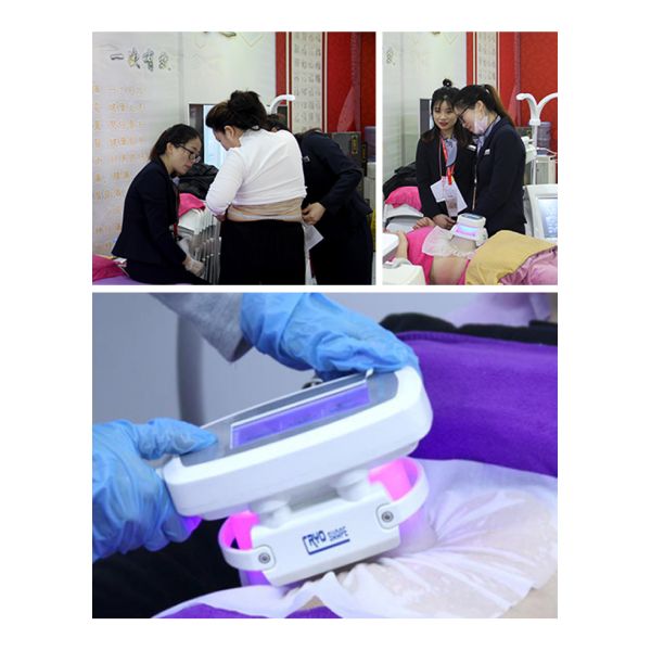1100W White 360 Cool Body Sculpting Cryolipolysis Fat Freezing Slimming Machine with Optional 40Khz Cavitation