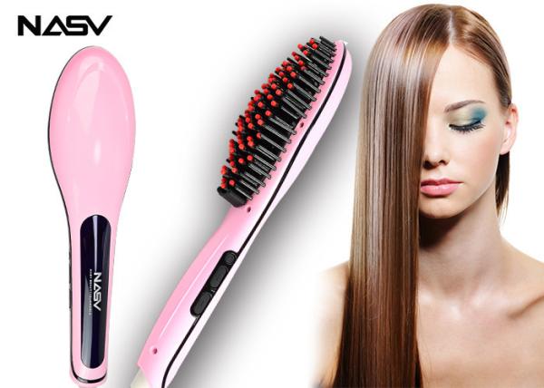 Original NASV100 Home Hair Straightener , Ceramic Automatic Hair Straightener Brush