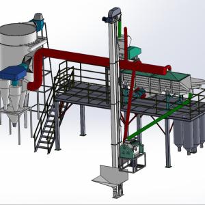 Máquinas de instalações de carbono ativado totalmente automatizadas