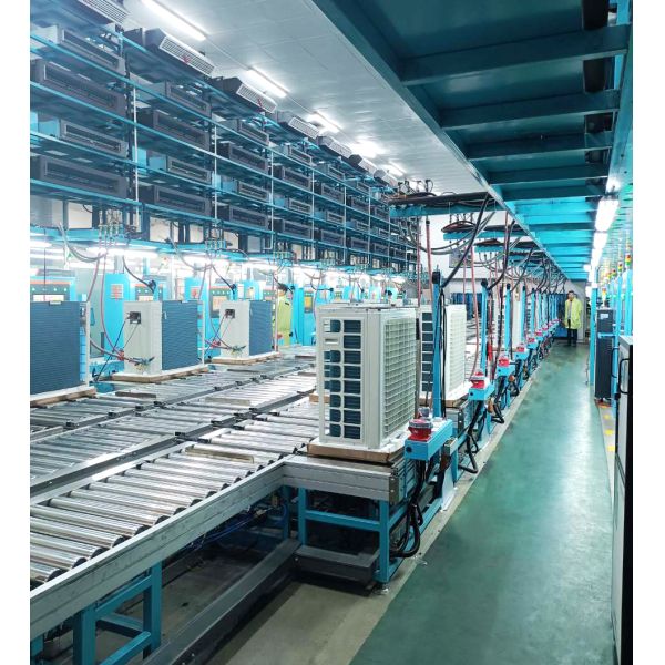 Split Type Air Conditioner Automation Conveyor Line with Test System