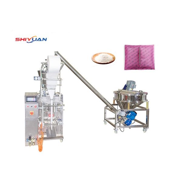 PLC Control Vertical Automatic Packaging Machine , Powder Soap Packing Machine