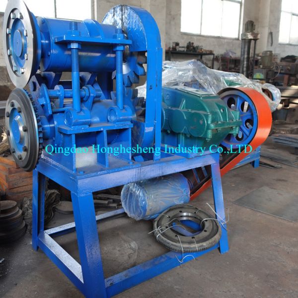 Wear Resisting Waste Tire Strip Cutter 1t/h