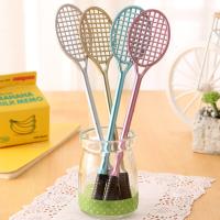stylo en forme de raquette de badminton stylo créatif neutre en plastique 0,5 mm