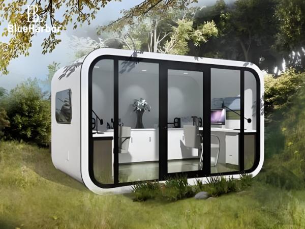 Prefab Steel Modular Mobile Homes / Outdoor Camping Portable Container House