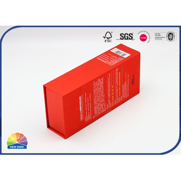 Магнитный прикрепленный на петлях поднос продуктов ухода за волосами пакета коробки крышки пластиковый внутрь