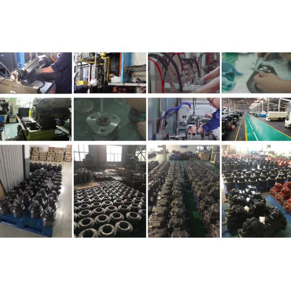 Volvo EC210B Excavator Spare Parts Threaded Interface Swing Motor M5X130 Swing Device Parts For Volvo EC210B Excavator