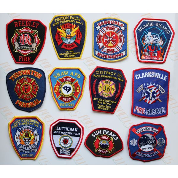 Venture Brothers Embroidery Logo Patch Merrow Border Twill Fabric Iron On Patch