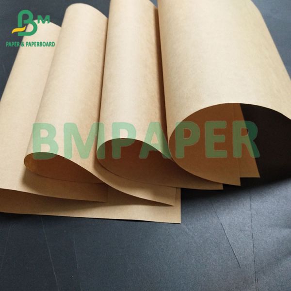 Envases de papel de 75 gramos 90 gramos de papel Kraft marrón de alta resistencia Bolsas de cemento