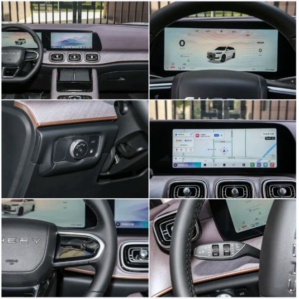 Hot Sale Chery Tiggo 9 Medium-sized SUV Electric and Hybrid Fuel Options EV Motor