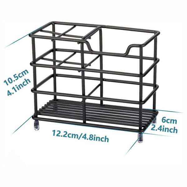 304 Stainless Steel Bathroom Toothbrush Holder Toothpaste Holder Stand Bathroom Accessories Organizer