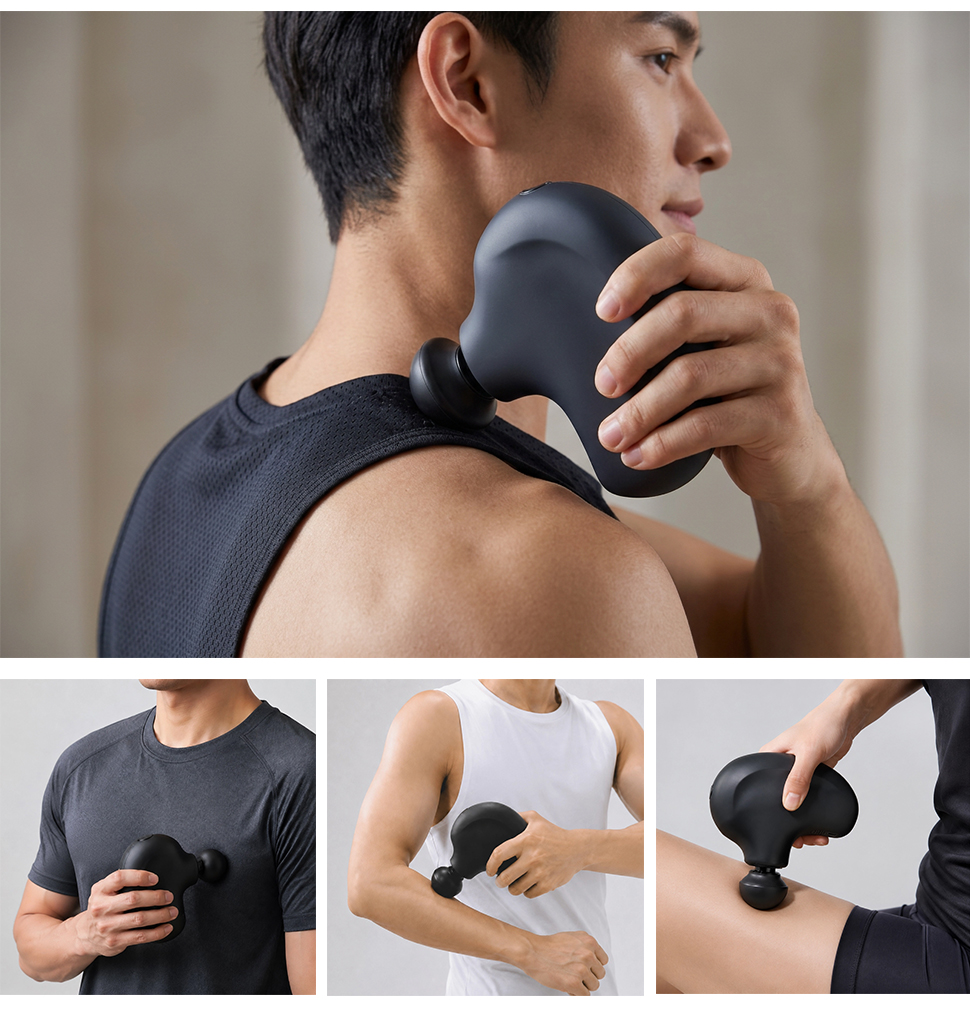 RTS High Quality Professional Grade Powerful Percussive Deep Tissue Neck Back Muscle Massager Gun