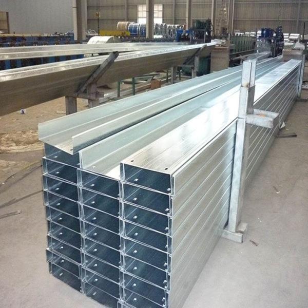 DX51D Q235B Q345B Hot Dip Galvanized C Channel For Industrial Building