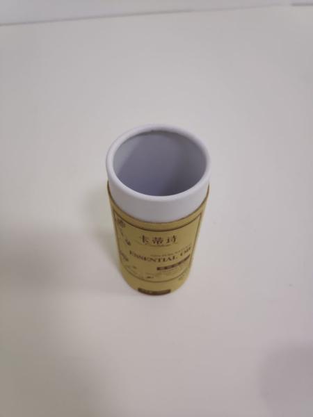 Luxury custom printed logo paper tube cosmetic packaging box for essential oil
