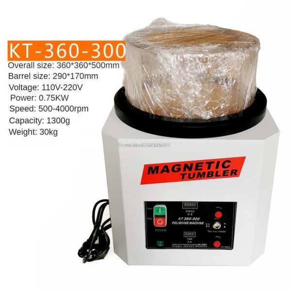 Capacidad de máquina magnética de Cleaning Jewelry Polishing del vaso 1.3k