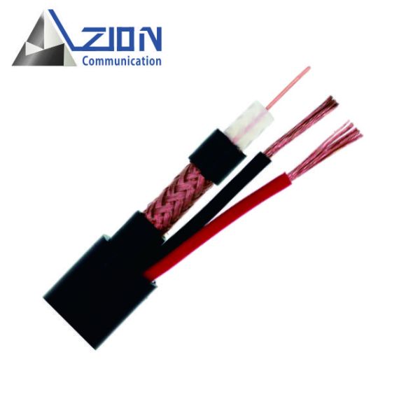 Outdoor RG59 B/U CCTV Coaxial Cable 23AWG Copper Conductor with CCA Power