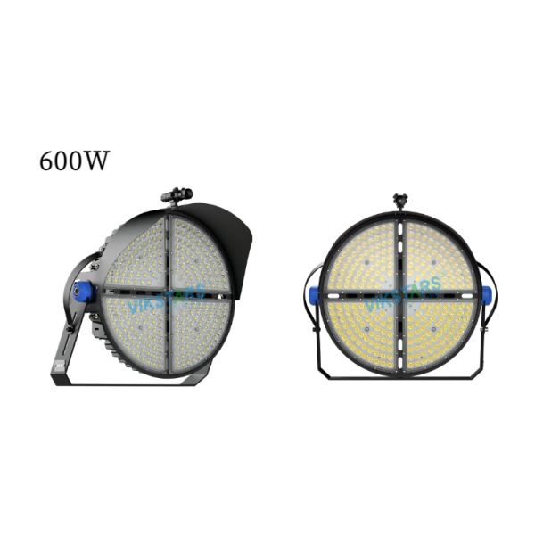 Luz llevada alto palo 400 del estadio 800 1200w caja de vivienda de aluminio negra 170lm/W