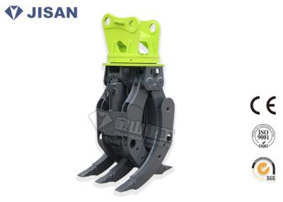 Excavator Mounted Rotator Hydraulic Log Grapple For Hyundai R200 R210 R225