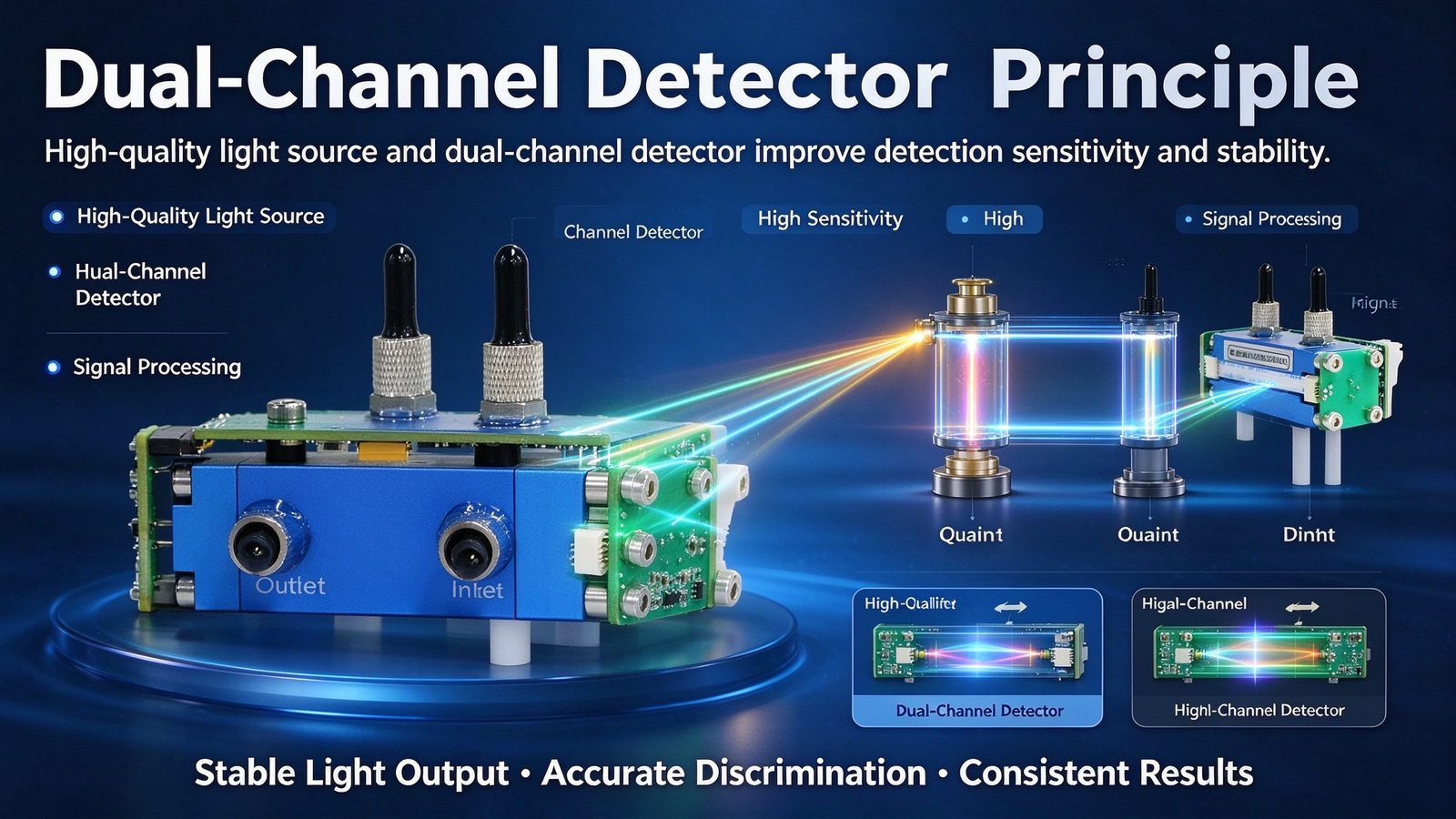 NDIR Multi Gas Detector Module For CO CO2 CH4 C3H8 SF6