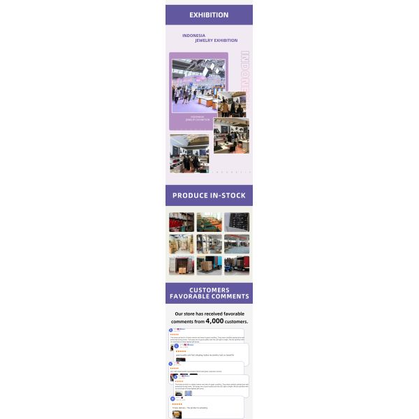 Boîte à bijoux rectangulaire écologique en papier carré violet avec tiroir