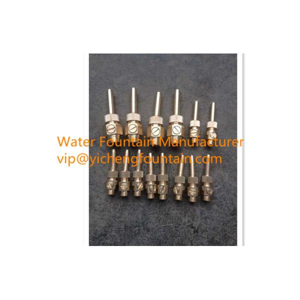 Adjustable Straight Spray Water Fountain Nozzle heads 1/8