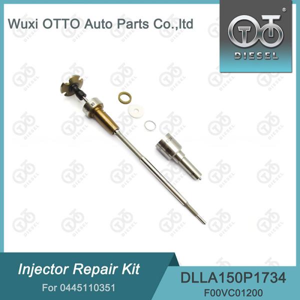 Jogo de reparação do injetor Bosch Para injetores 0445110351 Bocal DLLA150P1734