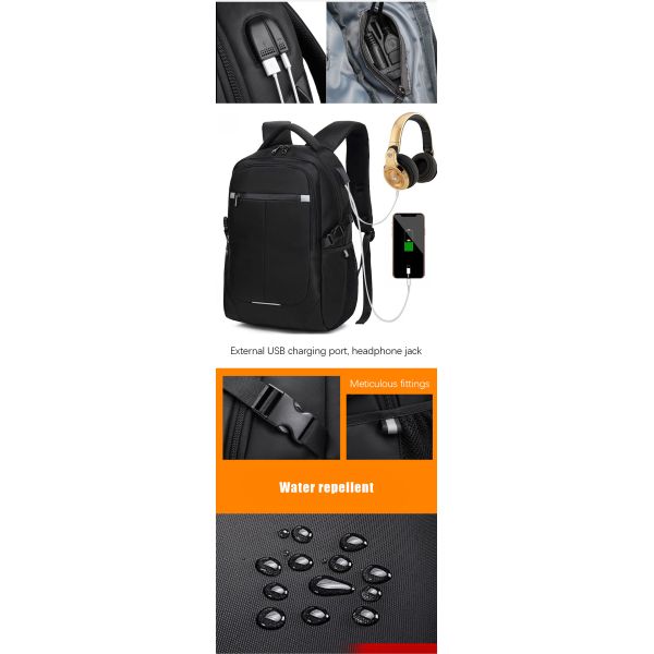 OEM Oxford Casual Business Travel Backpack Bag Fashion Waterproof Large Laptop Bags