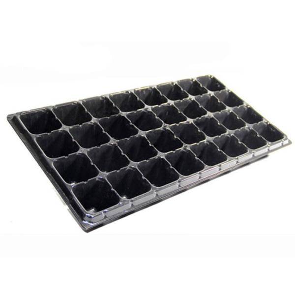 bandeja plástica de 288 células profunda grossa do berçário de Tray Four Angle Circle Rice da plântula do PVC de 0.6mm
