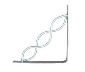 Wall Mounted Heavy Duty Cast Iron Shelf Brackets Powder Coating OEM Available