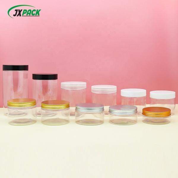 PET Screw Top Lids 300ml Wide Mouth Plastic Jar For Customized Food Grade Packaging