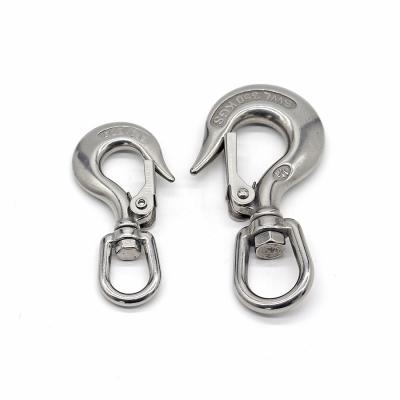 High Load Capacity Stainless Steel Rigging Series For Benefit Stainless Swivel Snap Hook Corrosion Resistance