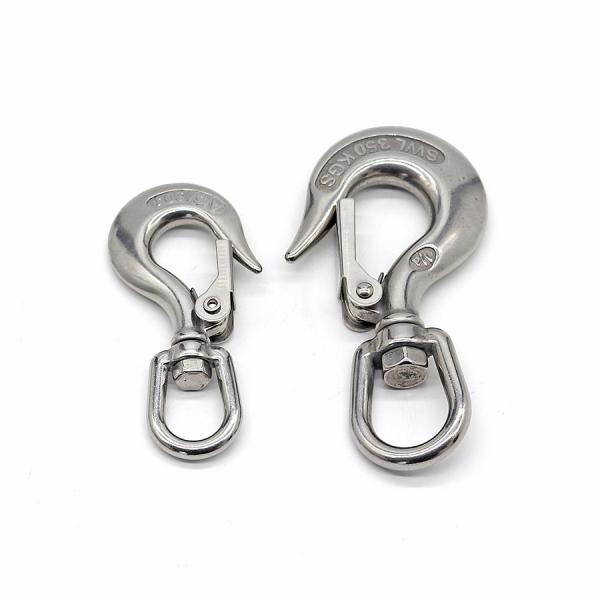 High Load Capacity Stainless Steel Rigging Series For Benefit Stainless Swivel Snap Hook Corrosion Resistance
