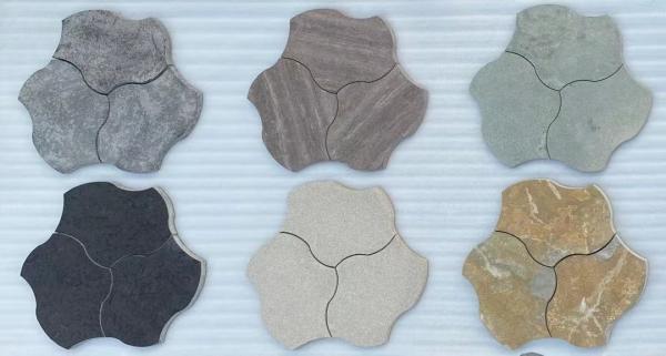 Wall Decoration Sandstone Mosaic Tiles Waterproof Customized Size