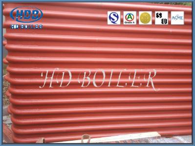 Steel / Stainless Water Wall Panels Heat Exchanger / Boiler Parts With Water Wall Tubes