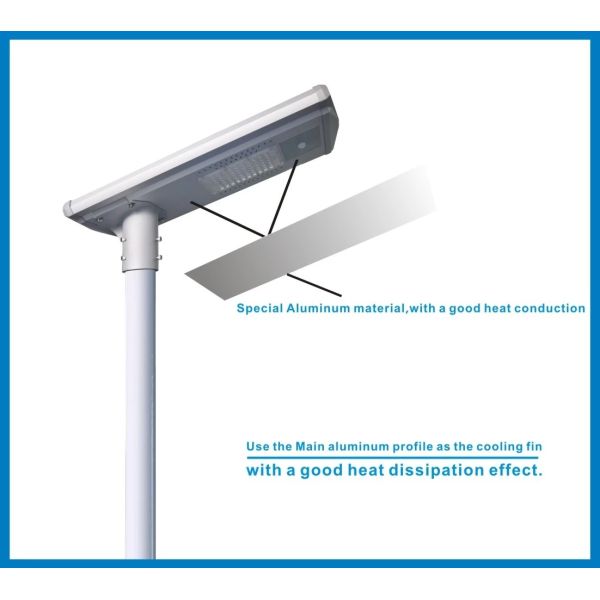 120w 180w Smart Solar Street Light , Integrated Type Solar Powered Led Street Lights