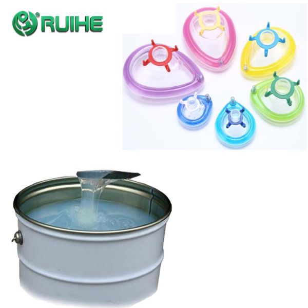 Medical Grade 57 Shore Hardness Two-component Condensed Liquid Silicone Rubber for Anesthesia Masks