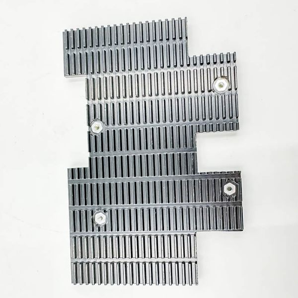 Custom Aluminum Alloy Heat Sink 3240 11mm Oxidized Black Electronic Chip Heat Sink