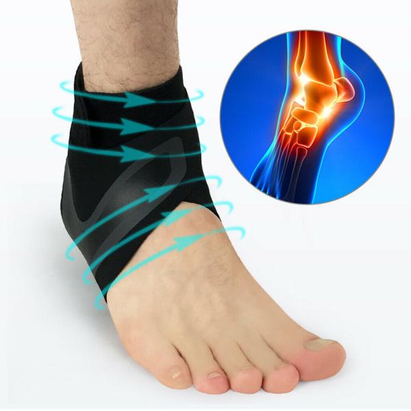 Ankle Brace Compression Support Sleeve for Plantar Fasciitis Arch Tendon Adjustable Foot Support