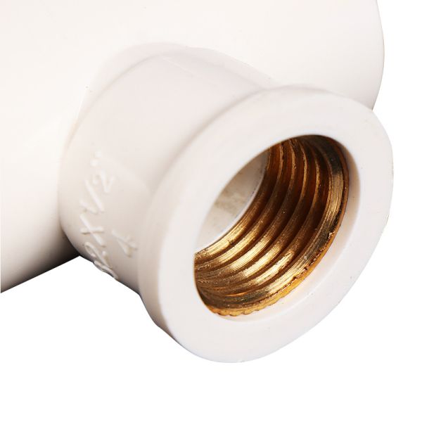 Тройник 45 штуцеры трубы дренажа Pvc 90 градусов проталкивает соединитель переходника потока Famale мужчины