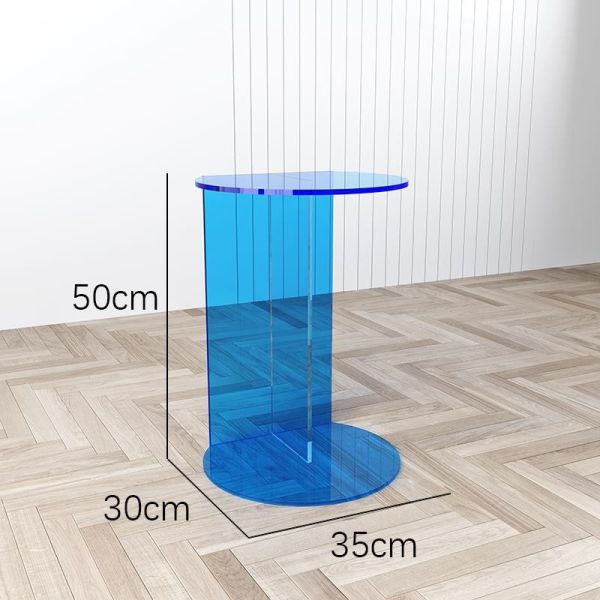 Minimalist  Custom Color Acrylic Coffee Table Side Table Tea Table for Indoors and Outdoors