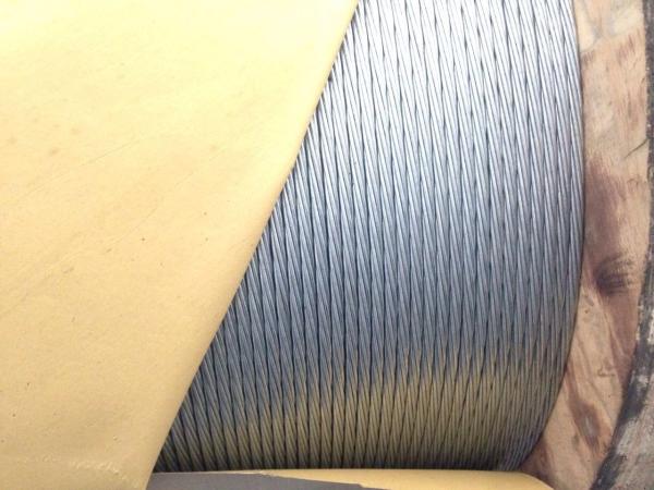 1/2 12.7mm 7x4.19mm Galvanized Guy Wire As Per ASTM A 475 Class A EHS