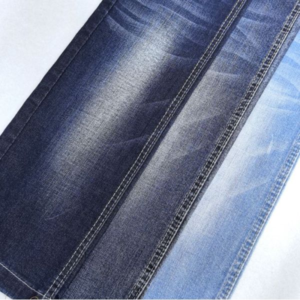 Tejido vaquero elástico de spandex azul oscuro, peso pesado 9.2 oz JSD3140, título del hilo 10OA 10SB*21/70 75SB, estilo SARGA