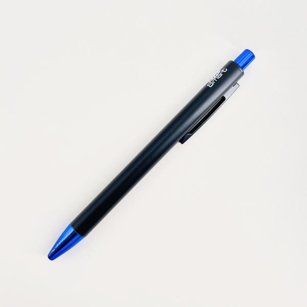 School Stationery Simple Aluminum Press Type Ballpoint Pen Spray Painting Logo Pen