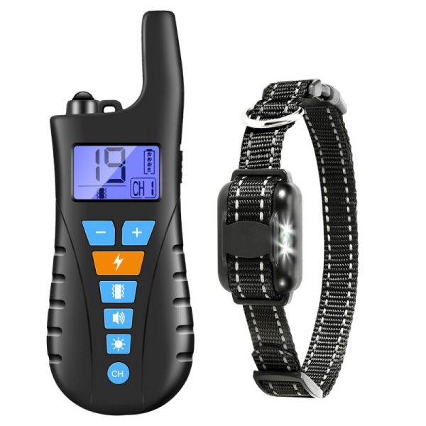 Safe Electric Training Collar for Small to Large Dogs Remote Controlled Shock & Beep Vibration Outdoor Training Aid