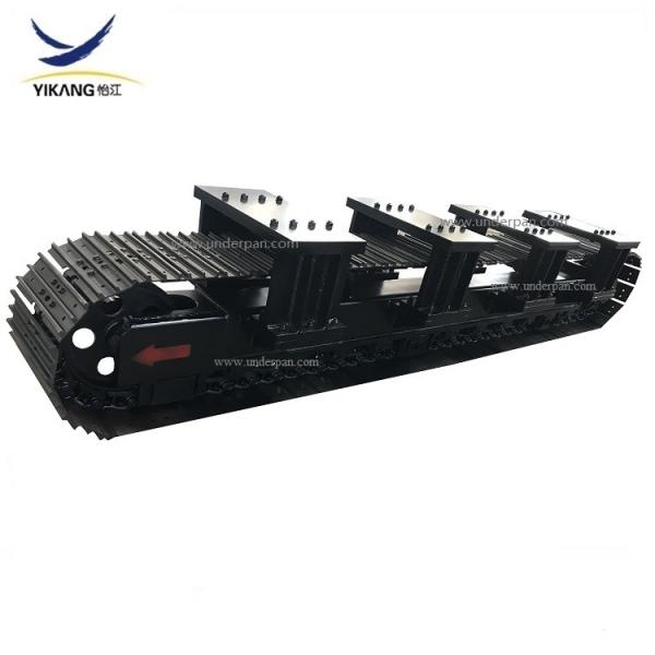 New steel track chassis system rubber track undercarriage for crawler hydraulic crusher robot crane from manufacturer