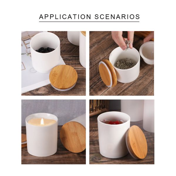 Роскошные керамические сосуды свечи гончарни опорожняют выгравированное Eco дружелюбное