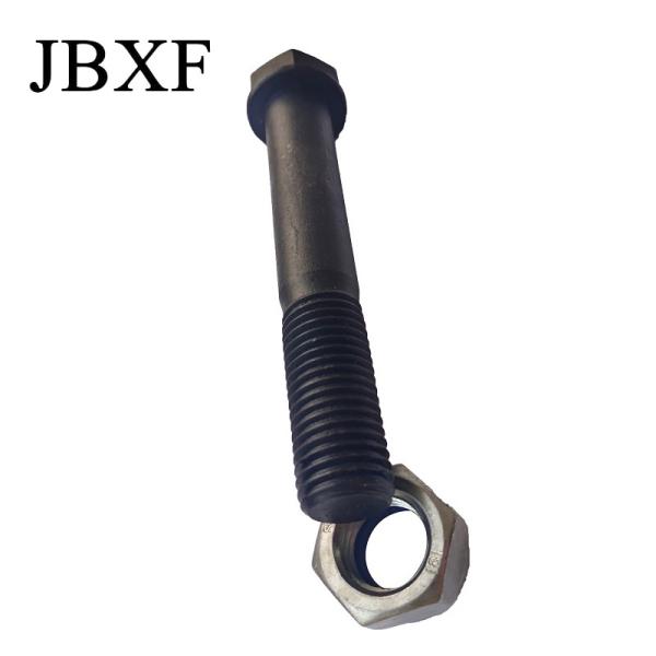 High Strength Carbon Steel Hexagon Bucket Tooth Bolt Grade 8.8 With Full And Half Tooth And Fine