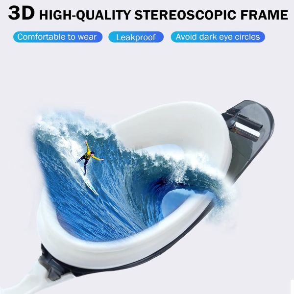 Luxury Anti Fog Swim Goggles With Customizable Logo UV Protection For Adults